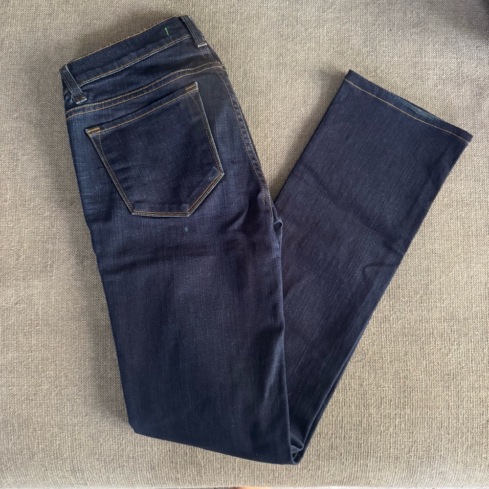 J Brand Indigo Denim straight leg Jeans - size 28